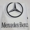 Seat covers for driver and passenger only, white Mercedes