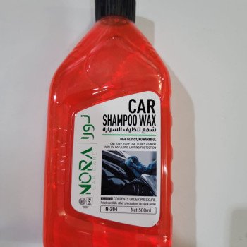 شامبو وشمع السيارة نورا 204-N بحجم 500 مل.