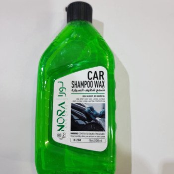 شامبو وشمع السيارة نورا هو منتج مزدوج المفعول مصمم لتنظيف ولمعان وحماية طلاء السيارة في خطوة واحدة سهلة.