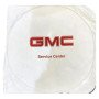 غطاء شماسة سيارة دائري يحمل شعار GMC.