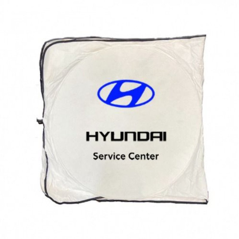 غطاء حماية زجاج أمامي للسيارة (شماسة) بشعار هيونداي